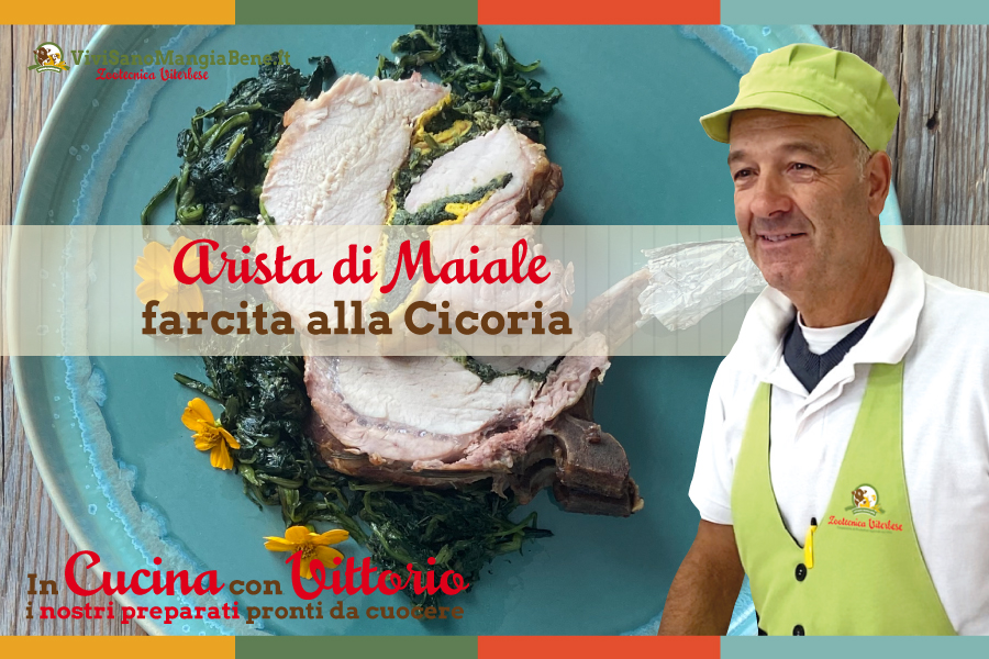 Arista di Maiale farcita alla Cicoria | in Cucina con Vittorio