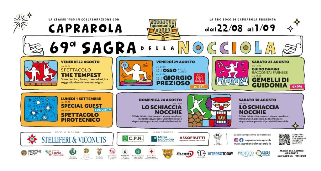 Sagre e feste di agosto nella Tuscia: un calendario ricco di sapori