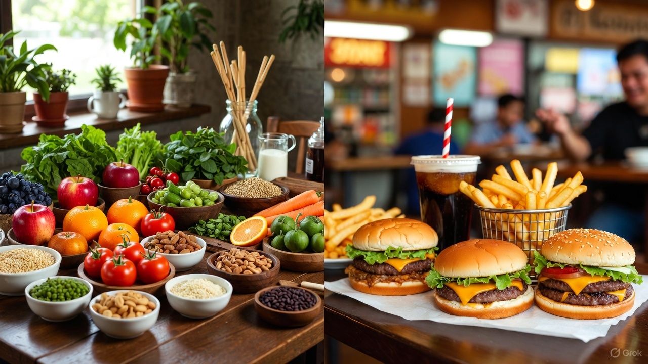 Slow food VS Fast food