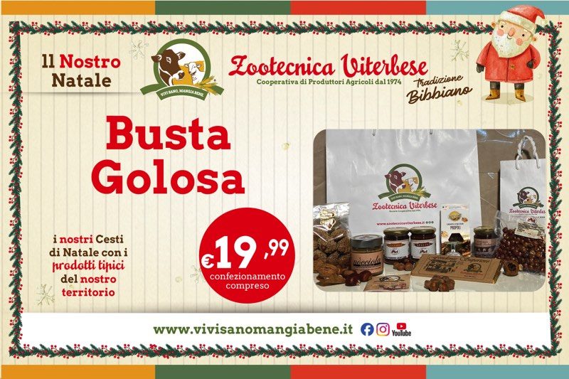 Cesti natalizi della Zootecnica Viterbese: il regalo utile, locale e di qualità
