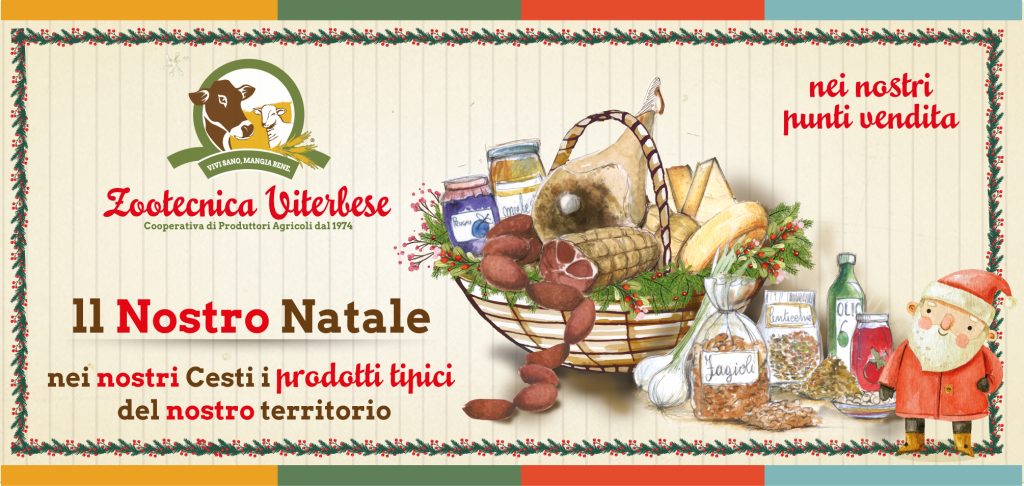 Cesti natalizi della Zootecnica Viterbese: il regalo utile, locale e di qualità
