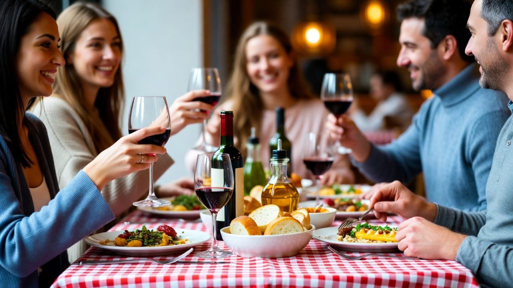 Pane vino e olio - tre pilastri della dieta mediterranea