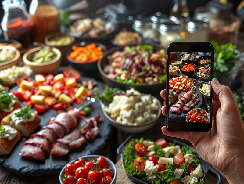 Tra food delivery, social e cucina digitale