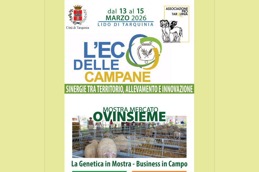 L’ECO DELLE CAMPANE dal 13 al 15 marzo 2026 Lido di Tarquinia