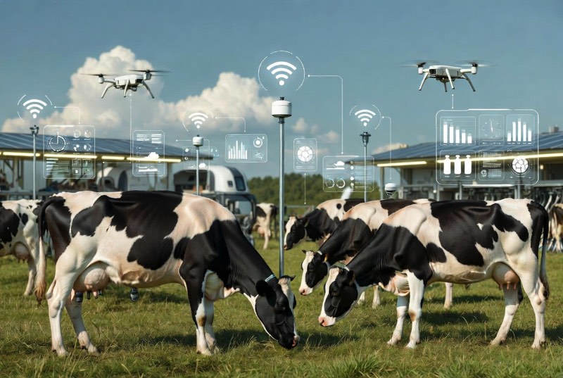 Sensori e intelligenza artificiale entrano negli allevamenti